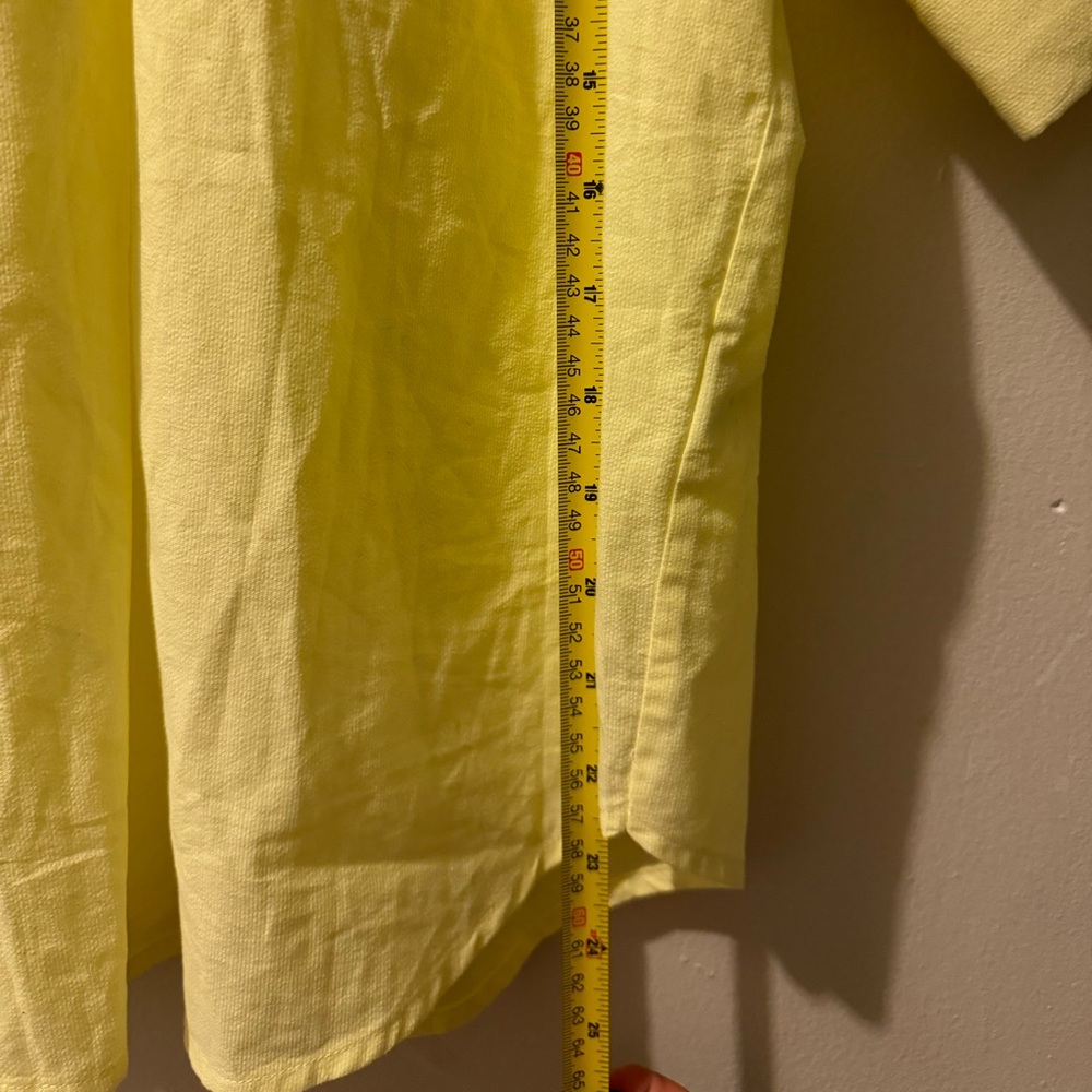 A.L.C. Carey Pleat Poplin Top in Canary Yellow size 2 - Picture 6 of 12